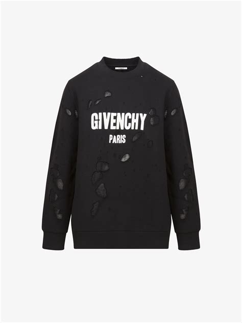 givenchy sweaters mens|givenchy paris sweatshirt destroyed.